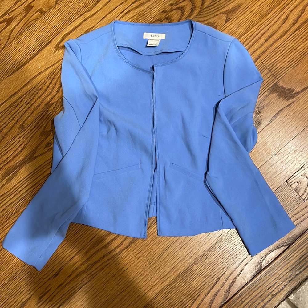 BCNU periwinkle blazer. Size XS.